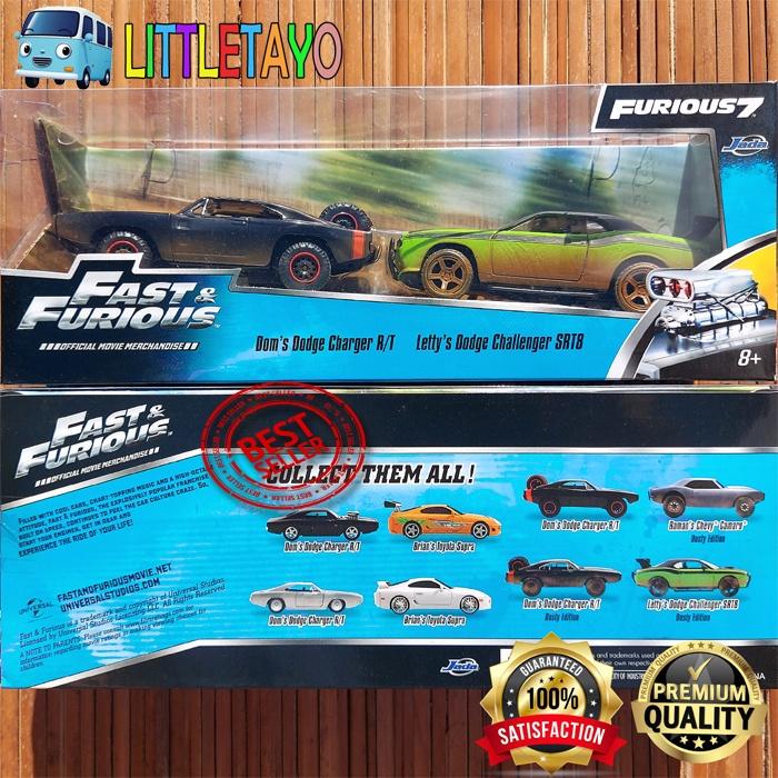 Gambar JADA skala 32 FAST & FURIOUS DOM DODGE CHARGER RT LETTY ROMAN CHEVY - DOMS & LETTY dari Littletayo Store undefined Tokopedia