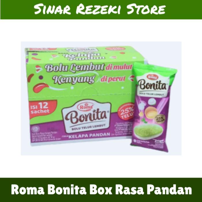 Gambar Roma Bonita Box / Bolu Telur Bonita / Bolu Bonita - Pandan dari Sinar Rezeki Store undefined Tokopedia