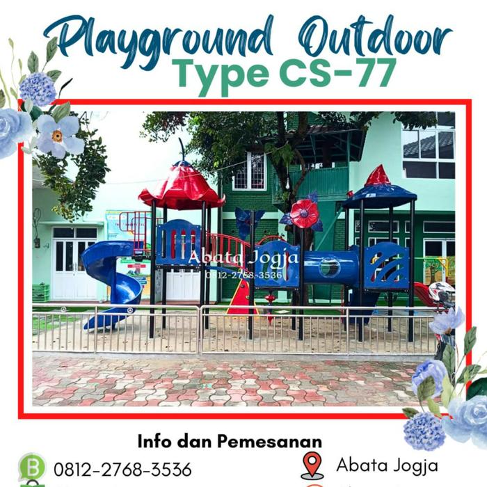Gambar Waterpark Perosotan Playground Outdoor Type CS 77 ABATA JOGJA dari Abata Jogja undefined Tokopedia