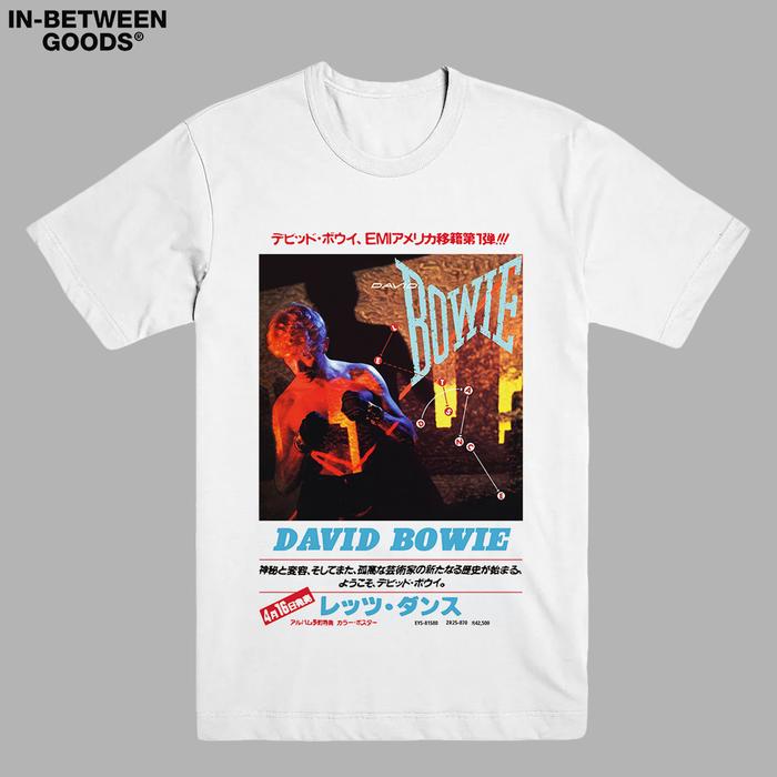 Gambar DAVID BOWIE | T-SHIRT MUSIC | GLAM ROCK | MERCHANDISE - Let's Dance, XXL dari inbetweengoods undefined Tokopedia