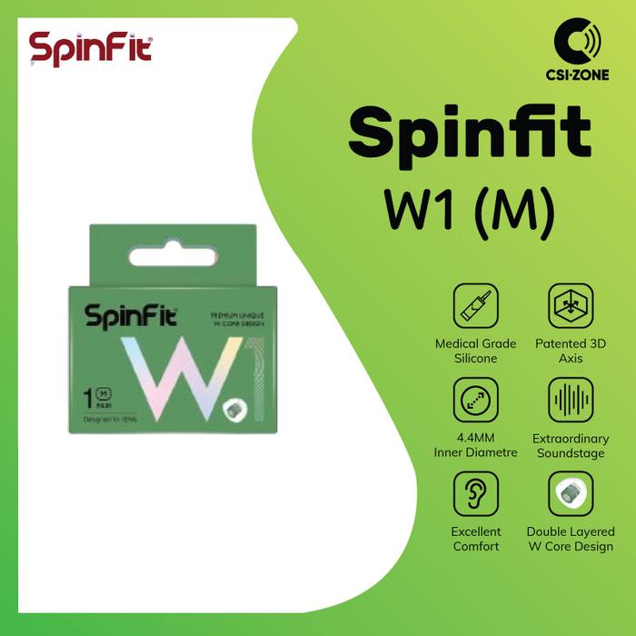 Gambar Spinfit W1 Premium Earphone Eartips - M dari CSI-ZONE undefined Tokopedia