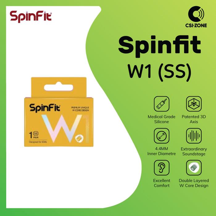 Gambar Spinfit W1 Premium Earphone Eartips - SS dari CSI-ZONE undefined Tokopedia