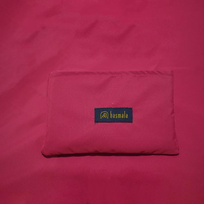Gambar Basmala sajadah Lipat Traveling Sajadah Bahan Coating Water Poof - Pink Fanta, 110 X 60 dari Basmala Store Kota Tangerang Selatan Tokopedia