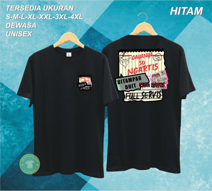 Gambar SOK NGARTIS PDK Pakaian Atasan Pria Kaos Gambar dan Kata Lucu Unisex - Hitam, S dari destiny_shop undefined Tokopedia