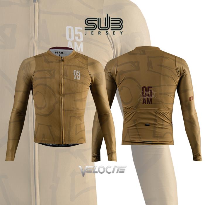 Gambar Subjersey 05AM Gen IV LONG Collection Sub Jersey Gowes Lengan Panjang - 05AM Brown, M dari Velociteid undefined Tokopedia