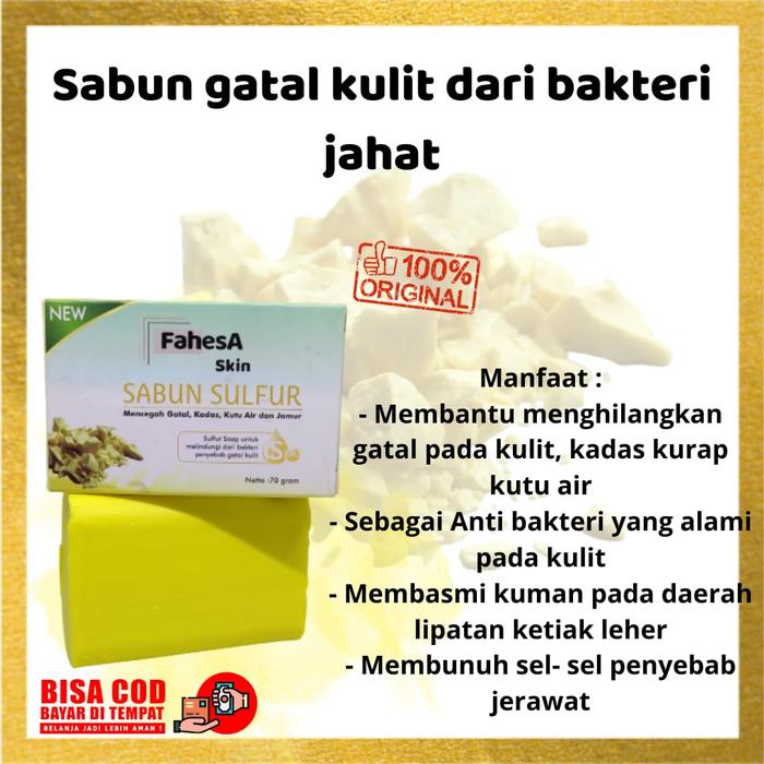 Gambar Sabun Gatal Kulit Ampuh Fahesa Skin Kulit Sensitif Jamur Batang Asli dari as syifa herbal Depok undefined Tokopedia