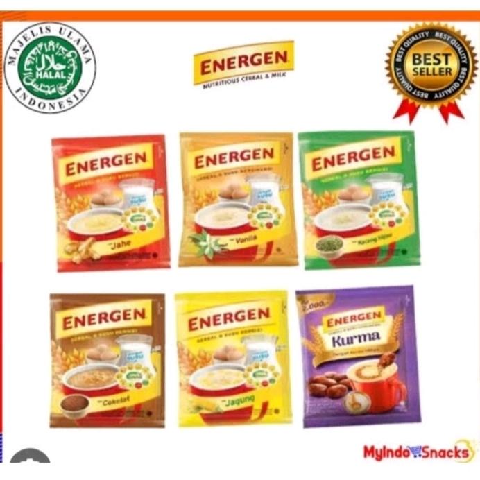 Gambar Energen Sereal @35gram Isi 10 PCS ( 1 renceng ) - kacang hijau dari Rafanzajaya undefined Tokopedia