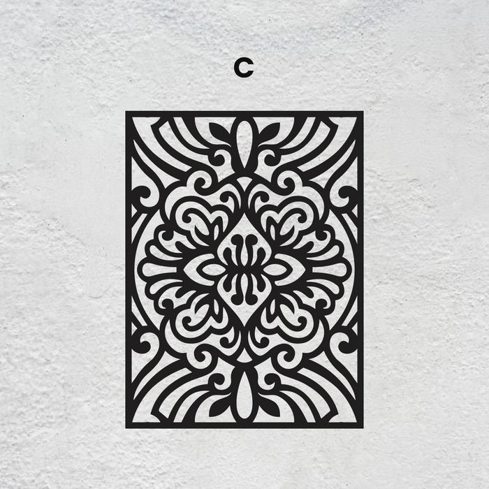 Gambar KRAWANGAN PVC BOARD / ORNAMEN PVC BOARD 50CM X 50CM - C, 10mm dari The Display's undefined Tokopedia