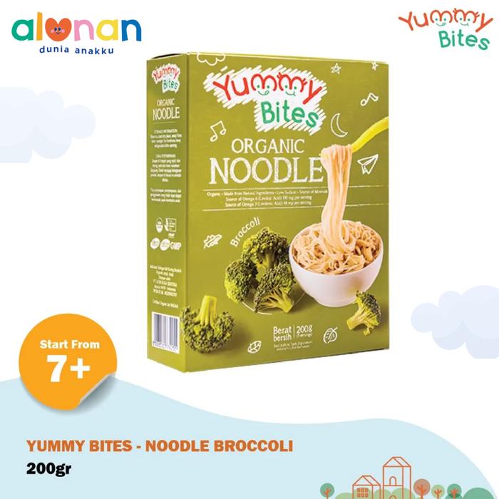 Gambar ALUNAN - Yummy Bites Organic Noodle 200 gr - Broccoli dari AlunanOfficial undefined Tokopedia