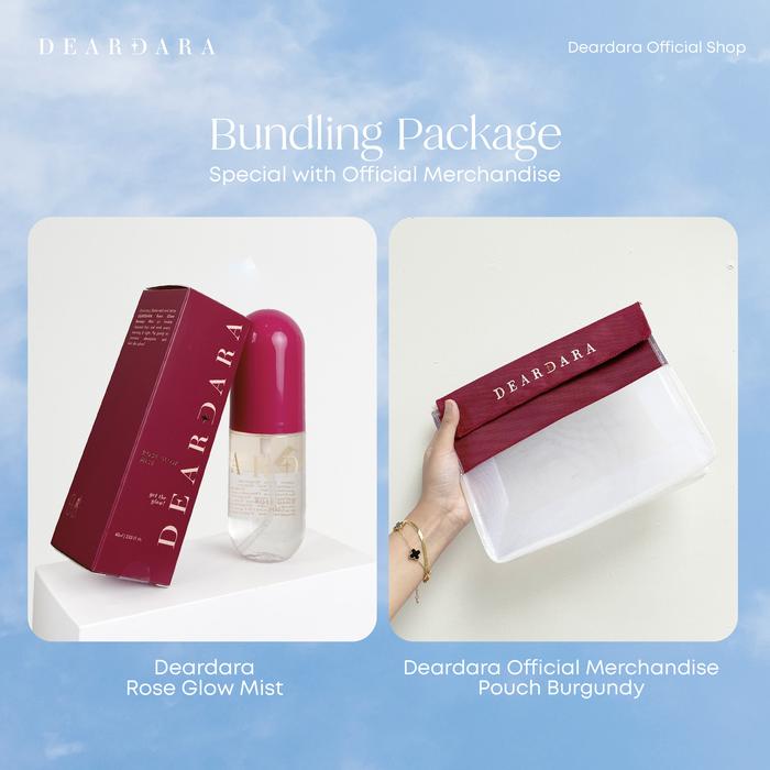 Gambar DEARDARA Rose Glow Mist with Official Merchandise - GM+P. BURGUNDY dari Deardara Official Shop undefined Tokopedia