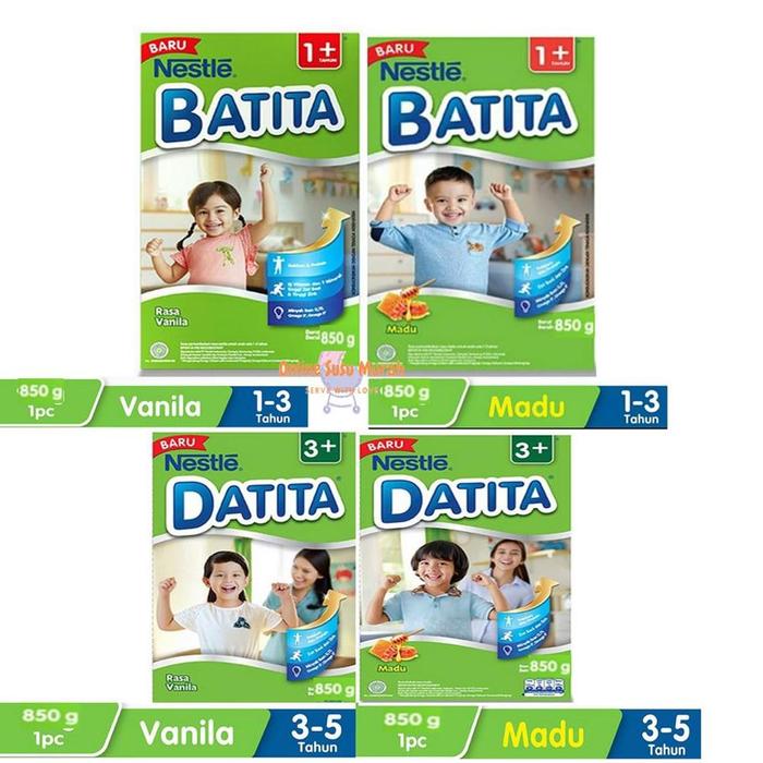 Gambar Batita 1+ Datita 3+ Vanila Madu 850Gr -Gratisongkir - DATITA 3+ MADU dari Berkah_Food18 undefined Tokopedia
