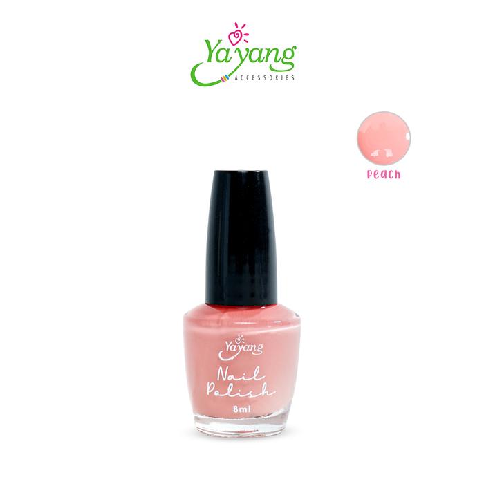 Gambar YAYANG Cat Kuku Nail Polish 8ml - Kutek Kuku BPOM - NKK0138 - PEACH dari Yayang Accesories undefined Tokopedia