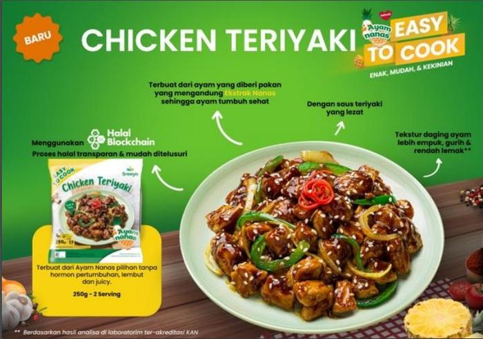 Gambar CHICKEN TERIYAKI SREEYA 250GR AYAM NANAS EASY TO COOK - TERIYAKI dari LATTEBLESS undefined Tokopedia