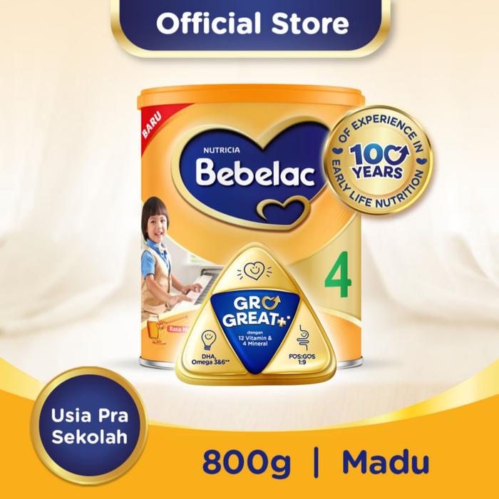 Gambar Bebelove 1 2 Bebelac 3 4 Vanila/ Madu Kaleng 800 gr - Susu Formula - BEBELAC 4 MADU dari Azni Supermarket Pekanbaru Riau undefined Tokopedia