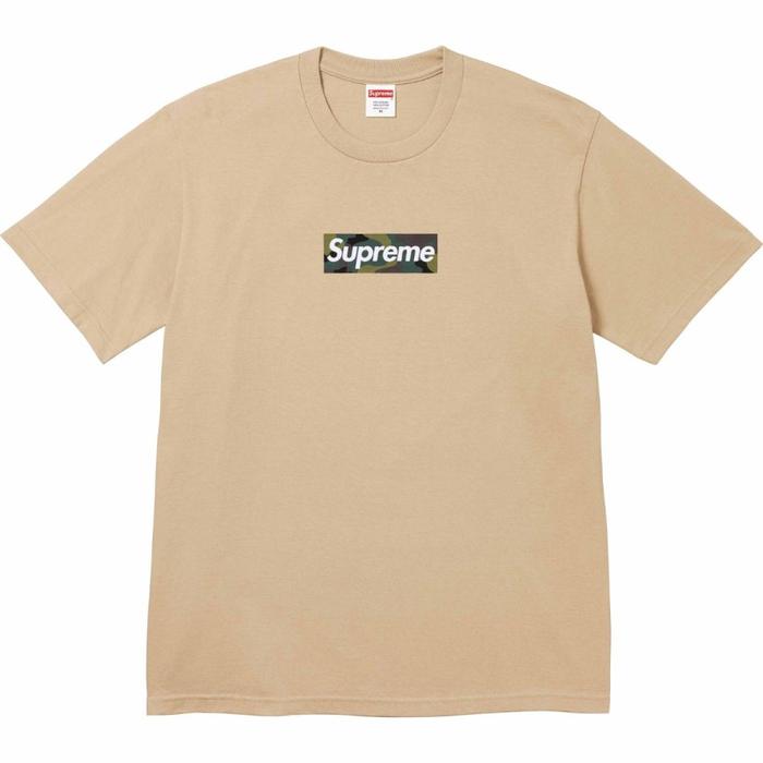 Gambar Supreme Box Logo T-shirt Authentic - KHAKI CAMO, S dari True OG Kicks undefined Tokopedia
