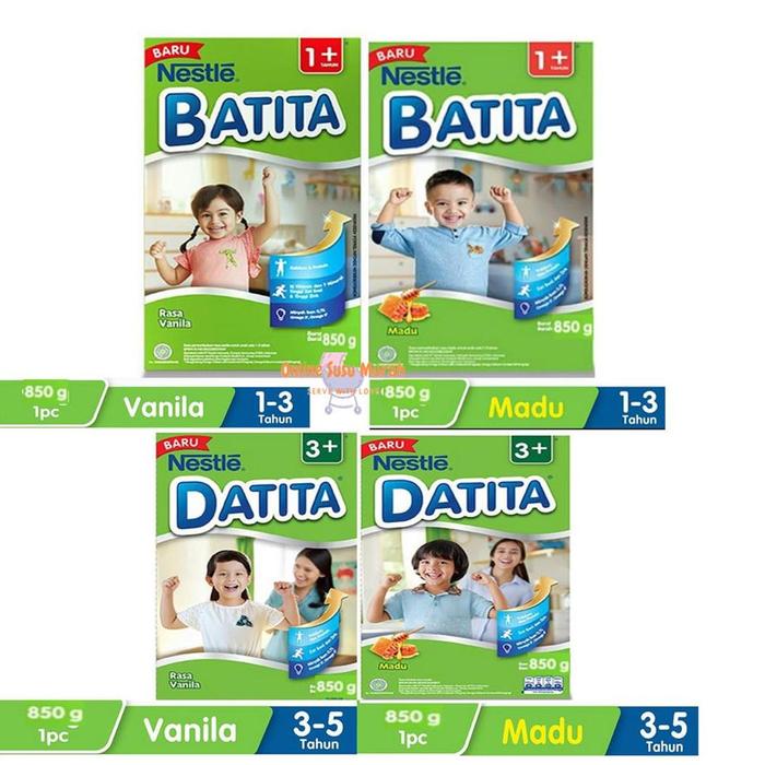 Gambar Batita 1+ Datita 3+ Vanila Madu 850Gr -Gratisongkir - DATITA 3+ MADU dari Berkah_Food18 undefined 4 Tokopedia