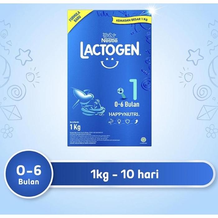 Gambar Nestle Lactogen 1 & Nestle Lactogen 2 - 1Kg -Gratisongkir - LACTOGEN 2 dari Berkah_Food18 undefined 3 Tokopedia