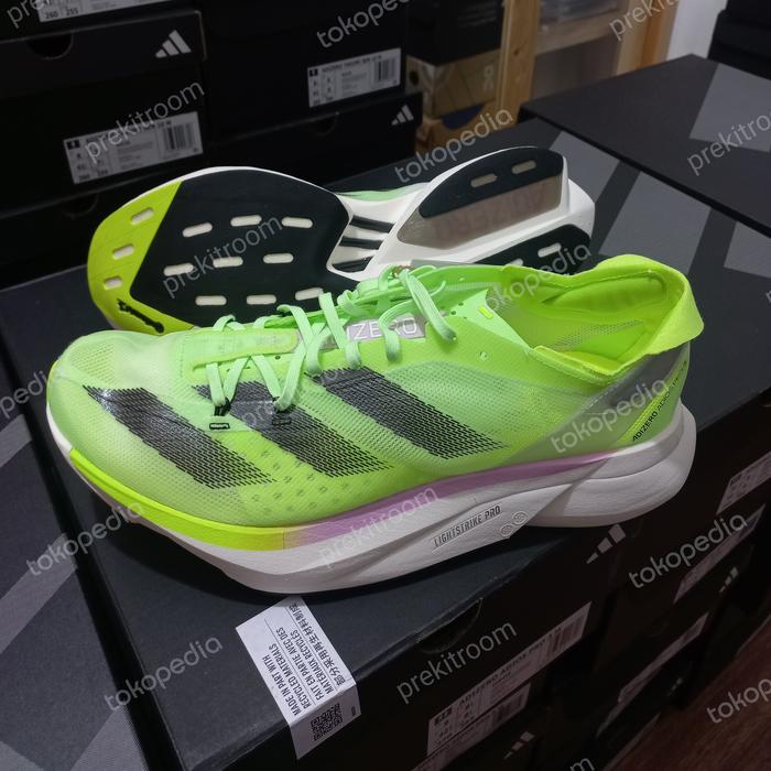 Gambar Adidas Adizero Adios Pro 3 Green Spark Men Running shoes Original BNIB - 11 dari prekitroom undefined Tokopedia