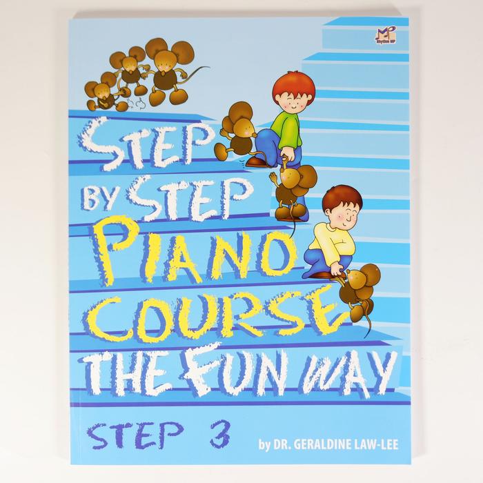 Gambar Buku Musik Belajar Latihan Piano Step By Step Rhythm MP Geraldine Law - Step 3 dari Brandos undefined Tokopedia