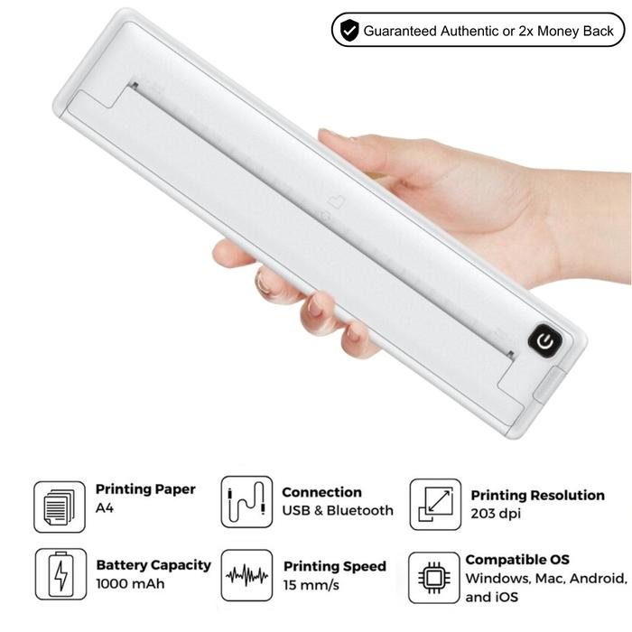 Gambar IRELIO Portable Inkless Printer dari Irelio undefined Tokopedia
