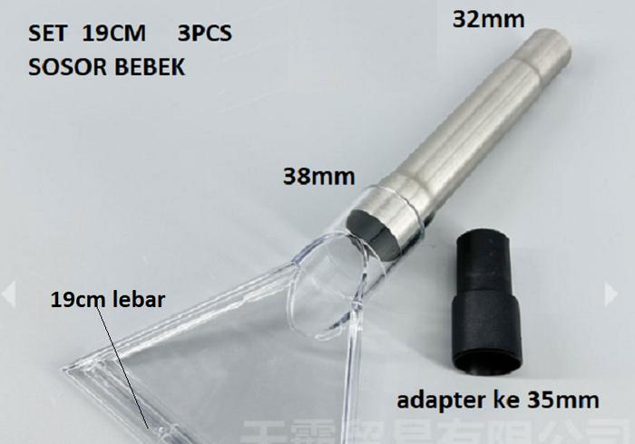 Gambar Swivel Head Vacuum Cleaner Brush Nozzle Pembersih Sofa Cleaning - Set19cm-gagang dari KRstorex undefined Tokopedia