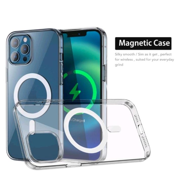 Jual Case Magsafe Iphone X/XS Magnetic Wireless Charging Clear