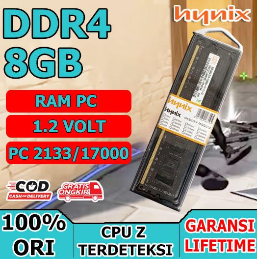 Gambar RAM PC DDR4 8GB PC4 | RAM PC4 KOMPUTER DDR4 8GB - HYNIX, 8GB 2400Mhz dari Pc Murah Comp undefined Tokopedia