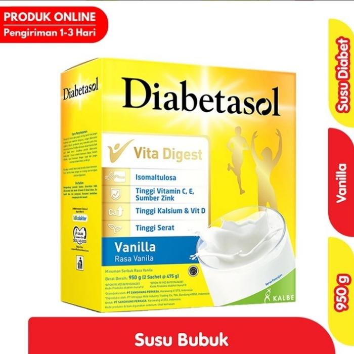 Gambar Diabetasol Vita Digest Vanilla 950 g dari Lengkupa Store undefined Tokopedia