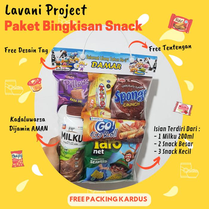 Gambar paket snack ulang tahun anak | Milku dari Lavani Project undefined Tokopedia