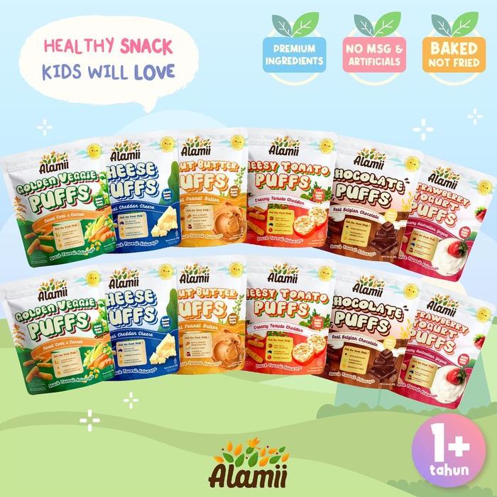 Gambar Alamii Puffs Bundle Isi 12 - Camilan Bayi/Anak -Gratisongkir dari Berkah_Food18 undefined Tokopedia