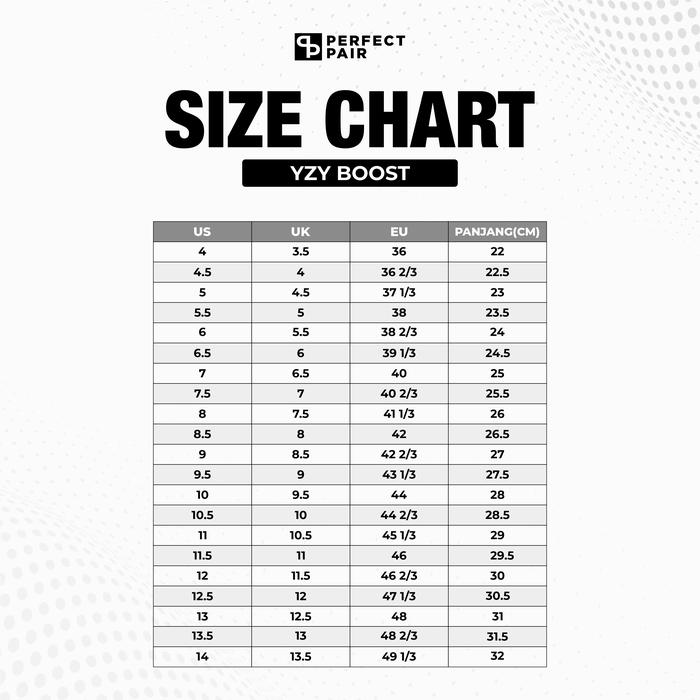 Adidas Shoe Yeezy Size Chart For Women's Yeezy 500 Adidas