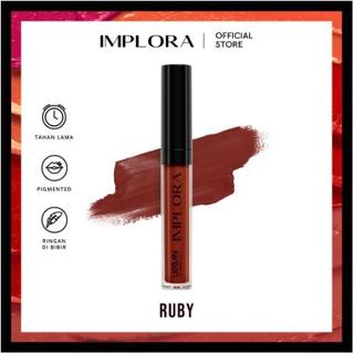 Gambar [ IMPLORA ] URBAN LIP CREAM MATTE - LIPSTICK IMPLORA - LIPSTIK IMPLORA - Ruby dari agogostore undefined Tokopedia