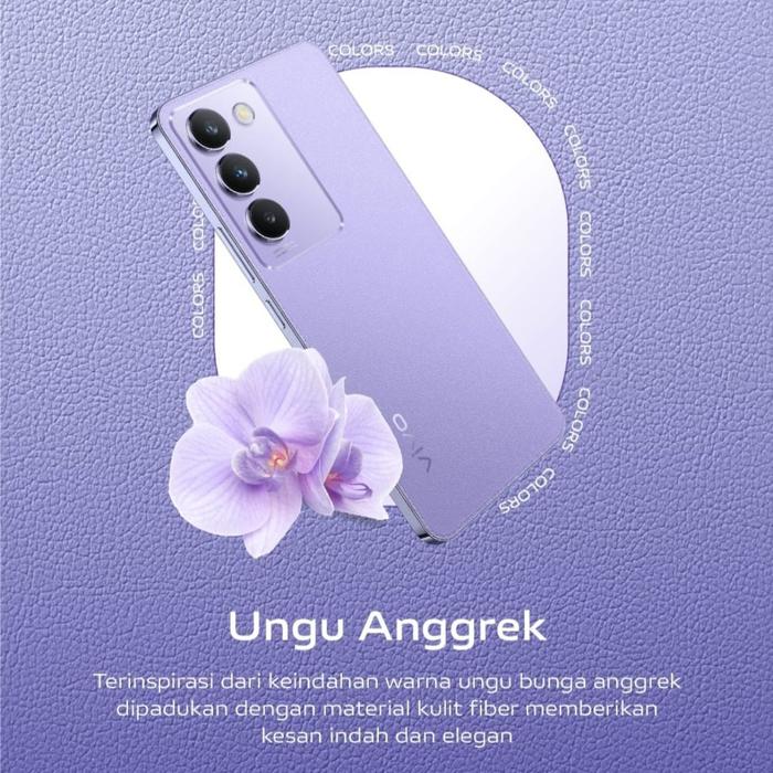 Gambar Vivo Y100 5G 8/128 Garansi Resmi Vivo Indonesia - ungu anggrek dari Tersentuh Cell undefined Tokopedia