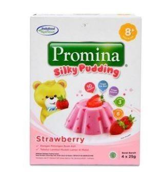 Gambar Promina Makanan Bayi Silky Pudding Strawberry 4 x 25 gram dari twin salmon &amp; tuna supplier undefined Tokopedia