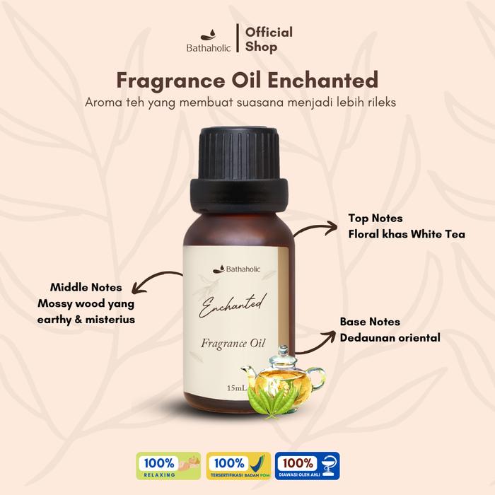Gambar Bathaholic - Enchanted 15ml Aromatherapy Fragrance Oil Bathaholic dari bathaholic undefined Tokopedia