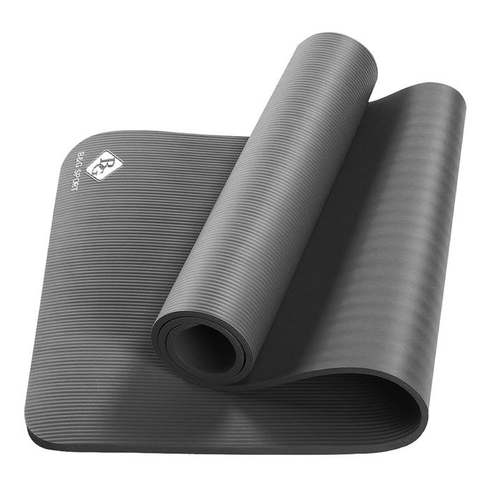 Gambar BG SPORT NBR Premium Yoga Matras Alas Olahraga Anti Slip Tahan Air - Abu-abu dari BG Sport undefined Tokopedia