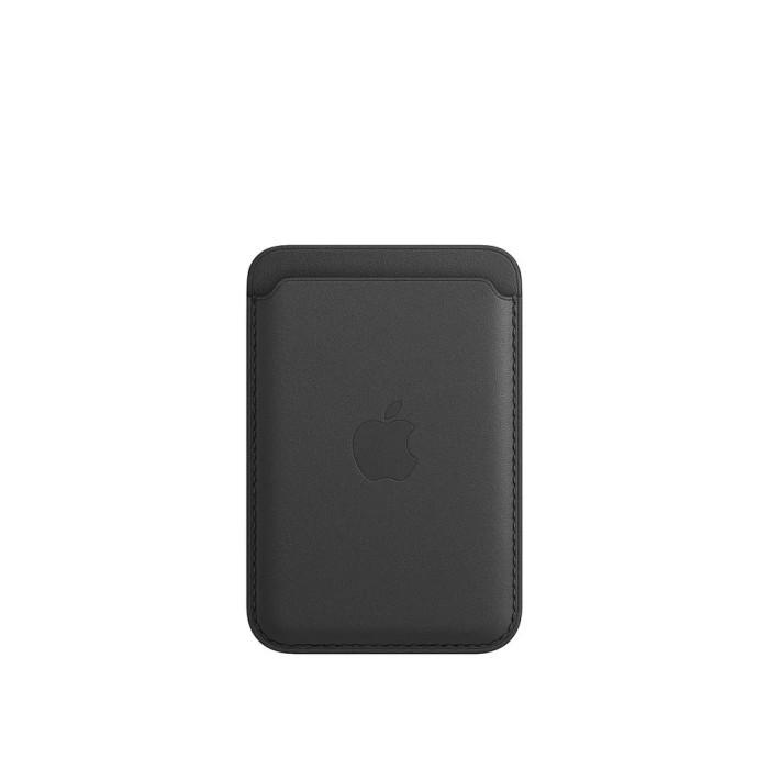 Gambar LEATHER WALLET MAGSAFE ALL IPHONE 15 SERIES CARD HOLDER MAGNET - Hitam dari Pinolashop undefined Tokopedia