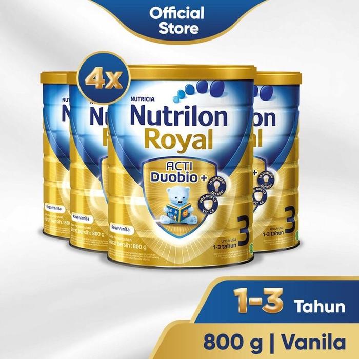 Gambar Nutrilon Royal Vanilla 3 Bundling Isi 4 -Gratisongkir dari Berkah_Food18 undefined Tokopedia