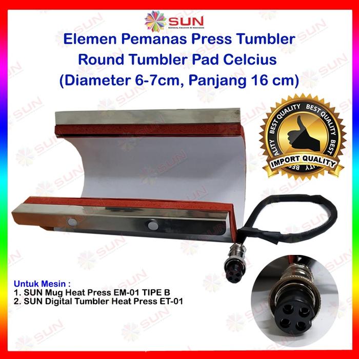 Gambar Elemen Mesin Press Mug / Heating Pad Press Mug Celcius 11 OZ - Tumbler 16cm, Jakarta dari Sun Indonesia undefined Tokopedia