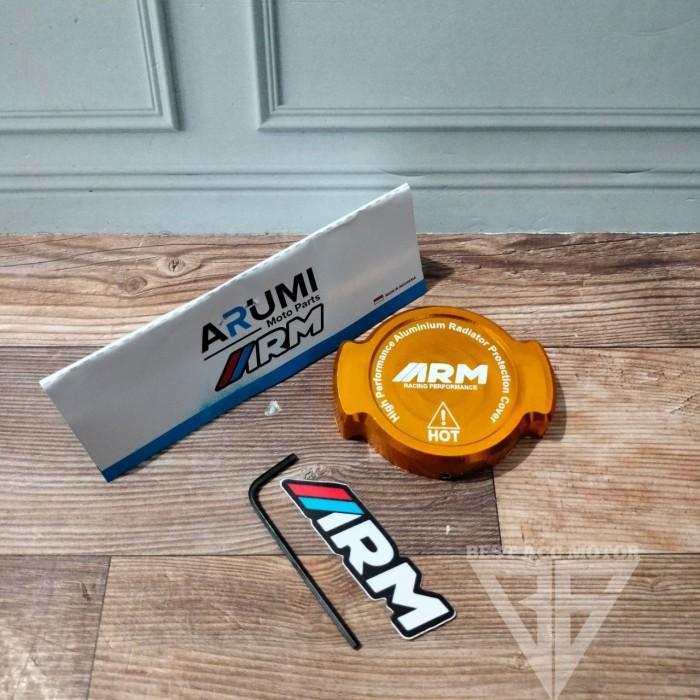 Gambar COVER TUTUP RADIATOR ARM VARIO 150 125 NEW 2018 2019 2020 2021 2022 - CAP-GOLD dari Best acc motor undefined Tokopedia