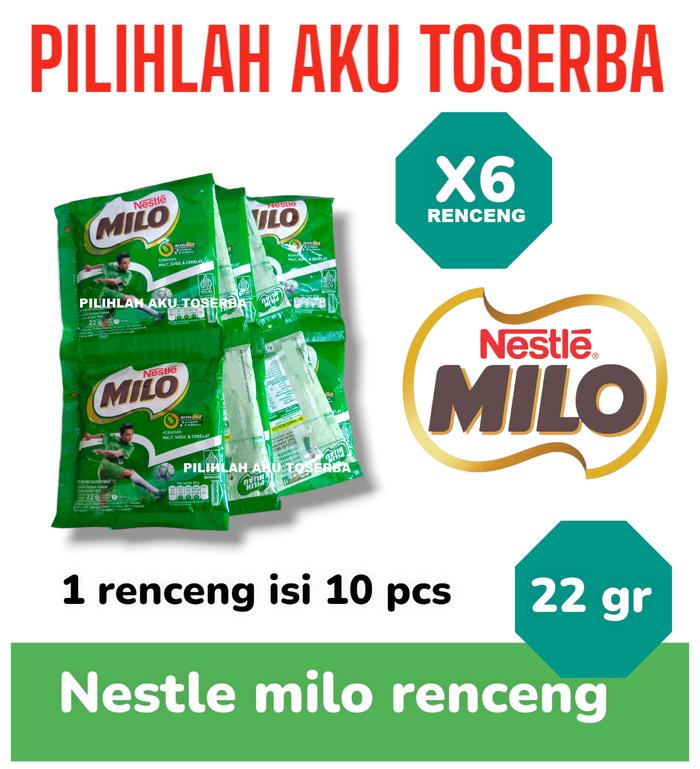 Gambar Milo Renceng Activ-Go Cokelat Malt Sachet 22 gr ( HARGA 6 RENCENG ) dari Pilihlah Aku Toserba undefined Tokopedia