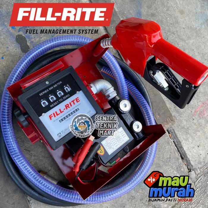 Gambar POMPA BBM 70 LPM DC FILL RITE pompa transfer cairan solar oli BBM - 12V dari Sentra Teknik mart undefined Tokopedia