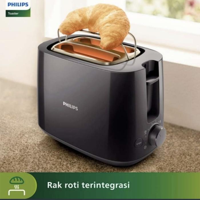 PHILIPS TOASTER PEMANGGANG ROTI HD2583/90 TOASTER RAK SANDWICH HD2583 dan  TOASTER PHILIPS HD2510/90 HD2510/90 di Ebc Elektronik Tokopedia