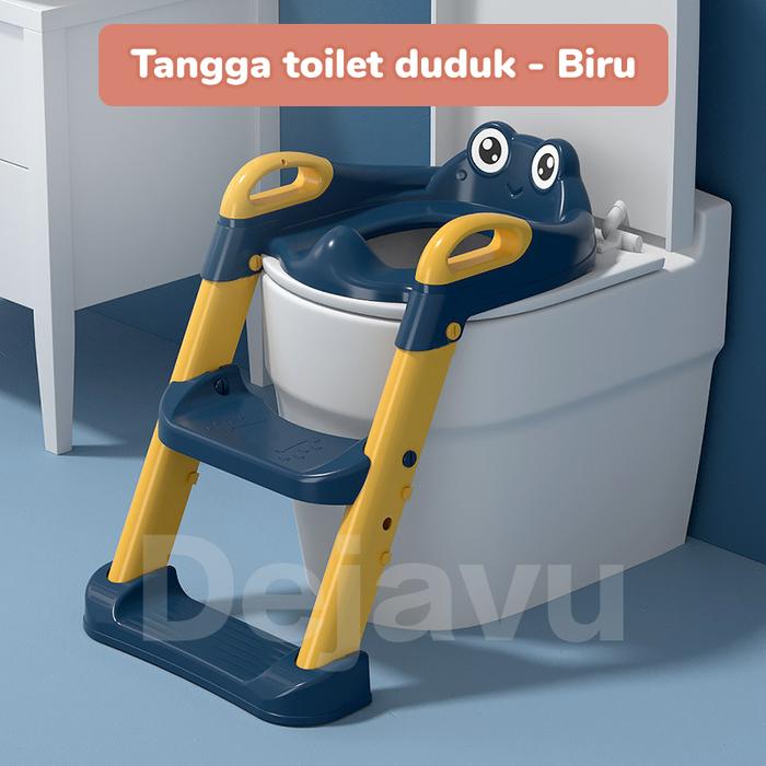 Gambar DEJAVU Tangga Toilet Duduk Anak Pispot Potty Training Kloset HSB788 - Keras Kuning dari Dejavu_NEW undefined Tokopedia