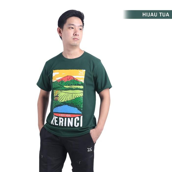 Gambar Elfs Active Mount Series T-shirt RINJANI cotton combed Limited Edition - KERINCI-Hijau, XL dari Elfs Active undefined Tokopedia