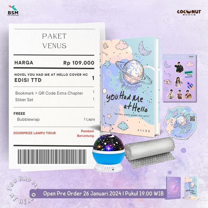 Gambar Pre Order - Buku Novel You Had Me At Hello - Ailee - Coconut Books - B - Paket Venus dari Bumi Fiksi Makassar undefined Tokopedia