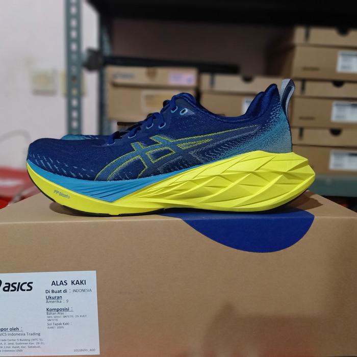 SEPATU LARI PRIA ASICS NOVABLAST BLUE EXPANSE/BLUE TEAL ORIGINAL US