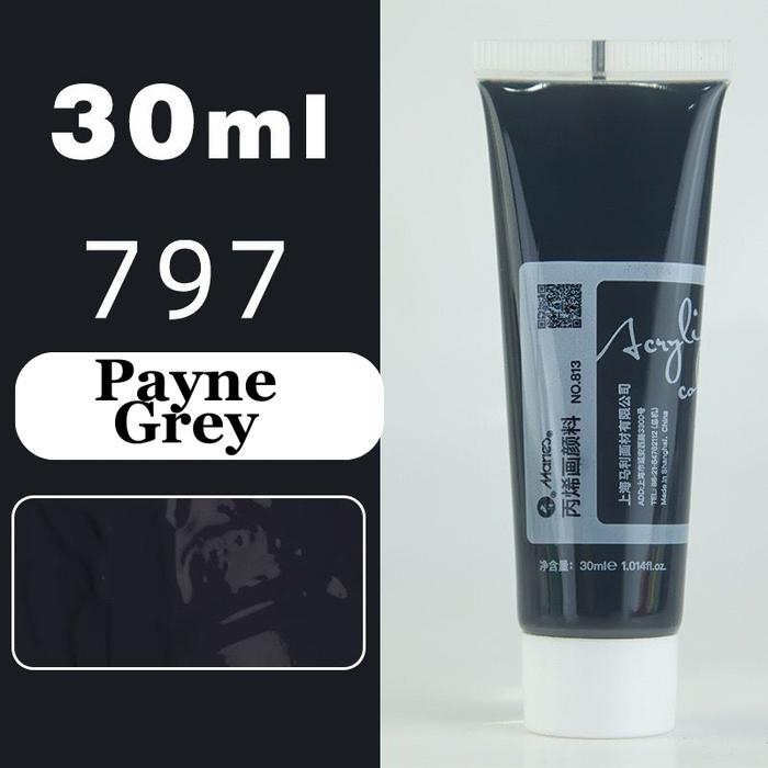 Gambar Set Komplit Maries Acrylic Paint - Cat Akrilik Melukis Maries 30ml (2) - Payne Grey dari Essentials Art Supplies undefined Tokopedia