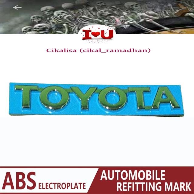 Gambar Emblem ABS Toyota - 95x18 Mm dari Cikalisa undefined Tokopedia