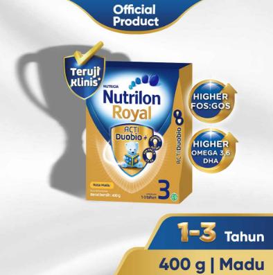 Gambar Nutrilon Royal 3 Pronutra Plus Susu Pertumbuhan Madu / Vanilla 400G - Madu dari Y OL shop undefined Tokopedia